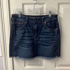 American Eagle Dark Wash Jean Skirt